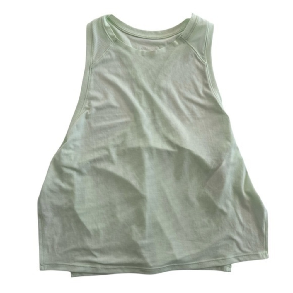 Athleta Light Green split side Tank Top